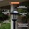 Gama Sonic Imperial Bulb Solar Post Light with Trapezoidal Solar Panels with 3 in. Fitter Mount 37B50012 - alternate 2
