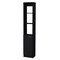Homeroots 13" Black Wood Freestanding Single Door Bathroom Vanity 558545 - alternate 1