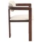 Leisuremod Velo Modern Dining Chair in Walnut Color Wood with Taupe Seat, 4PK VCWN-51TP4 - alternate 2