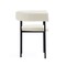 Manhattan Comfort Onda Metal Vegan Leather Dining Chair in Ivory DC1608-1 - alternate 3