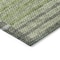 Homeroots 3' X 5' Green And Olive Green Striped Washable Indoor Outdoor Area Rug 581695 - alternate 3