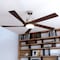Vaxcel Wedgewood, 60 in, Satin Nickel Ceiling Fan, Walnut Blades, LED, Remote, DC Motor F0134 - alternate 2
