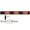 King Electric RK RADIANT HEATER 61 IN BLK, TRPL CARBON LAMP 208V 4500W W/ RF REMOTE RKX2045-RMTX-BLK - alternate 2