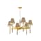 Hudson Valley Lighting Lindenwood 33.5 in. Chandelier Aged Brass 3434-AGB - alternate 2