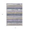 Homeroots 5' X 8' Purple Ivory And Beige Striped Washable Indoor Outdoor Area Rug 598921 - alternate 2