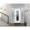 Vdomdoors Steel Door Ballucio 6644 Natural Oak 2 Side and Top Exterior Window Sidelite Entry Door Painted W16 BALLUCIO6644EXD-OAKW-W16+36+16xH80+16-LH-I - alternate 3