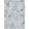 Homeroots 3' X 5' Navy Blue And Sky Blue Geometric Washable Indoor Outdoor Area Rug 588256 - alternate 3