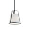 Afx Lizzette 10in Med Base Pendant, Black LIZP10MBBK - alternate 1