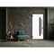 Vdomdoors Front Exterior Prehung Steel Door Ronex0144 Grey Entry Metal Modern Painted W36xH80 Right hand RONEX0144EXD-GRE-W36 x H80-RH-I - alternate 2