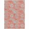 Homeroots 9' X 12' Salmon Ivory And Sky Blue Polka Dot Washable Indoor Outdoor Area Rug 614711 - alternate 2