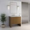James Martin Vanities Hudson 36" Single Vanity, Honey Oak w/ 3 CM Eternal Jasmine Pearl Silestone Top 435-V36-HNO-3EJP - alternate 2
