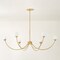 Mitzi Nyla 45.5in wide 3 Light Chandelier in True Bronze H1057803-TRB - alternate 3
