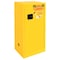 Securall Paint Storage Cabinet, 20 Gallon, 2 Shelves, 24 in W x 44 in H x 18 in D, Red P120 - alternate 1