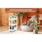 Simple Deluxe Rolling Storage Cart, 3 Tier Slim Mobile Shelving Unit 360 Deg Rotating Wheel Lockable Utility Cart 3A10HICART16113003W - alternate 2