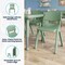Flash Furniture Plastic Stacking School Chairs with 10.5 in Seat Height in Sage, 10PK 10-YU-YCX-003-SAGE-GG - alternate 2