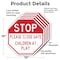 Signmission Stop Please Close Gate Children at, 10 inch X 10 inch, Aluminum Metal Signs, 5PK OC-A-5Pack-10-270 - alternate 2