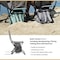 Arrowhead Outdoor Backpackable Fishing and Camp Chair with Backrest and 25-Can Cooler, Gray KKS0325U - alternate 3