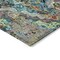 Homeroots 5' X 8' Orange And Teal Blue Abstract Washable Indoor Outdoor Area Rug 588457 - alternate 3