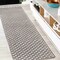Jonathan Y Rabat High-Low Pile Mini-Diamond Trellis Dark Gray/Ivory 2 ft. x 8 ft. Indoor/Outdoor Runner Rug SBH101C-28 - alternate 1
