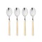Mepra Fantasia American Coffee Spoon Set - 4 Pcs. - Vanilla 10L644426 - alternate 1