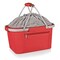 Picnic Time Family Of Brands Metro Basket Collapsible Cooler Tote, Red 645-00-100-000-0 - alternate 1