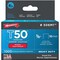 Arrow Staple, T50 Staple, 3/8 in W Crown, 3/8 in L Leg, Monel Staple Gray, 1000PK 506M1 - alternate 2