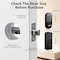 Wrightmaster 5-in-1 Aluminum Smart Pad Lock with Palm Vein Recognition, App Control, IC Card, Auto-Lock ZR-AF06 - alternate 2