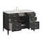 James Martin Vanities Vanity, without top, Carbon Oak, 47.88 in W x 23.5 in D,  485-V48-M-CBO - alternate 3