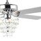 Jonathan Y Mindy 52" 3-Light Glam Modern Crystal Shade LED Ceiling Fan With Remote, Chrome JYL9616A - alternate 3