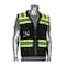 Pip ANSI Type O Class 1 Black Two-Tone Eleven Pocket Tech-Ready Mesh Surveyors Vest 302-0800D-BK/4X - alternate 1