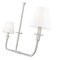 Z-Lite Tova Brushed Nickel 2 Light Linear Chandelier 3049-42L-BN - alternate 3
