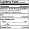 Bulbrite LED Filament  4.5 W Dimmable T8 Light Bulb with Clear Glass Finish and E12 Base, 2700K, 450Lumens, 4PK 862781 - alternate 2