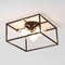 Jonathan Y Kyle 14" 3-Light Modern Farmhouse Metal/Iron Open-Caged LED Flush Mount, Oil Rubbed Bronze JYL7911A - alternate 3