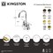 Kingston Brass Double-Handle 4" Centerset Bar Faucet, Antique Brass KB8493CML - alternate 2