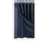 Homeroots Navy Modern Grid Shower Curtain and Liner Set 399756 - alternate 2