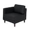 Flash Furniture HERCULES Artemis Black LeatherSoft Left Arm Reception Chair, 2 AC Outlets/1 USB/1 USB-C Ports ZB-8921C-LA-BLK-GG - alternate 1