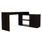 Homeroots 60" Black L Shape Computer Desk 478437 - alternate 1