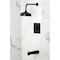 Kingston Brass Single-Handle Pressure Balanced Tub and Shower Faucet, Matte Black KB6340BX - alternate 2