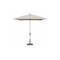 Treasure Garden 7.5 ft Square Patio Umbella, aluminum, fiberglass ribs, outdoor, Canvas UM847SQ-SS 5453 Canvas - alternate 1