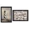 Homeroots Set Of Two Cape Hatteras Lighthouse and Sea Shells 1 Black Framed Print Wall Art, 2PK 405885 - alternate 2