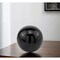 Homeroots 4" Black Aluminum Decorative Orb Tabletop Sculpture 373767 - alternate 2