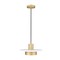 Z-Lite Ludo Matte White + Modern Gold 1 Light Pendant 829P12-MW-MGLD-LED - alternate 2