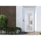 Vdomdoors Front Exterior Prehung FiberGlass Door Frosted Glass / Manux 8102 White Silk / Transom Window / Off MANUX8102EXD-WS-W30 x H80+14-RH - alternate 2