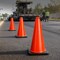 Dsv Standard Traffic Safety Cone 18" with Heavy Black Base, Orange, PVC 97118NT - alternate 3
