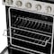 Koolmore 24 in. 4-Burner Electric Glass Top Slide-In Oven Range, 240V in Stainless Steel (KM-SER24-SS) KM-SER24-SS - alternate 3