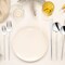 Smarty Had A Party Shiny Silver Moderno Disposable Plastic Dinner Forks (300 Forks), 300PK 9330-SFK-CASE - alternate 3