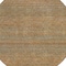 Homeroots 8' Taupe And Brown Round Striped Washable Indoor Outdoor Area Rug 615640 - alternate 2