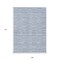 Homeroots 9' X 12' Sky Blue And Denim Blue Striped Washable Indoor Outdoor Area Rug 587966 - alternate 2