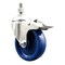 Service Caster 4 Inch 316SS Solid Polyurethane Swivel 3/8 Inch Stem Caster Total Lock Brake SCC SCC-SS316TSTTL20S414-SPUS-381615 - alternate 1