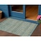 Homeroots 3' X 5' Teal Blue Gold And Taupe Southwestern Washable Indoor Outdoor Area Rug 615980 - alternate 1